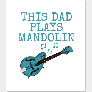 This Dad Plays Mandolin, Mandolinist Father's Day Posters and Art